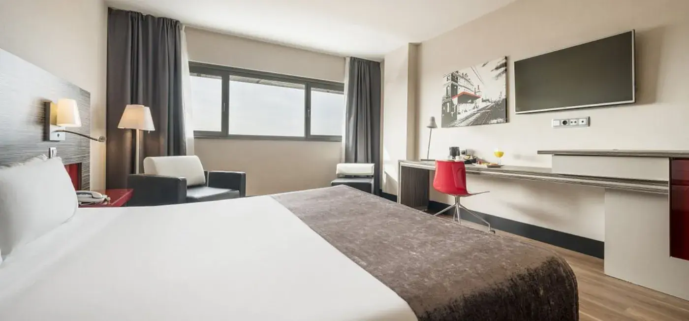 Bed Room view of Hotel Ilunion Barcelona